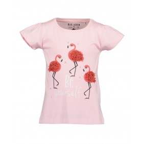 Тениска за момиче Фламинго gblue_702279-404_D8-20