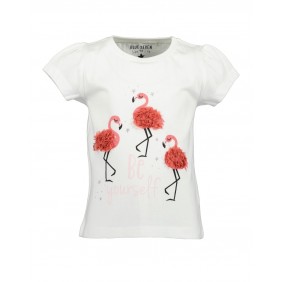 Тениска за момиче Фламинго gblue_702279-001_D8-20