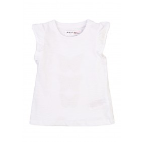 Бяла тениска с пеперуди daisy6_D19-20