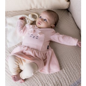 Бебешка рокля с клин pink_40201_D21-20