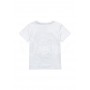 Бяла тениска с принт 2