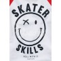 Бяла тениска Skater skills 1