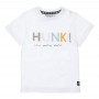 Бяла детска тениска HUNK
