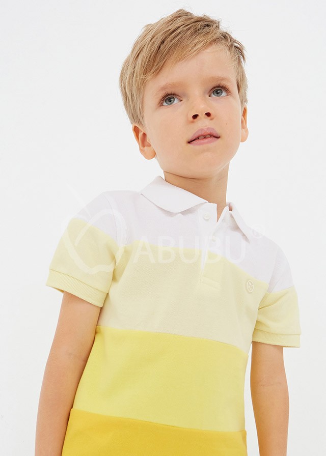 Tricou cu guler polo pentru baiat