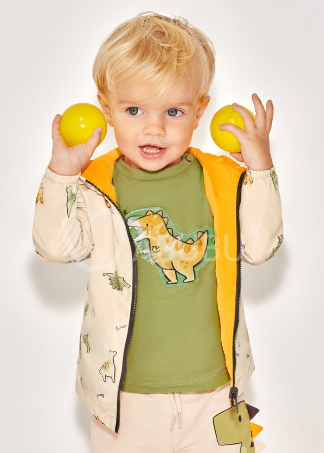 Tricou bebe cu dinozaur mayoral