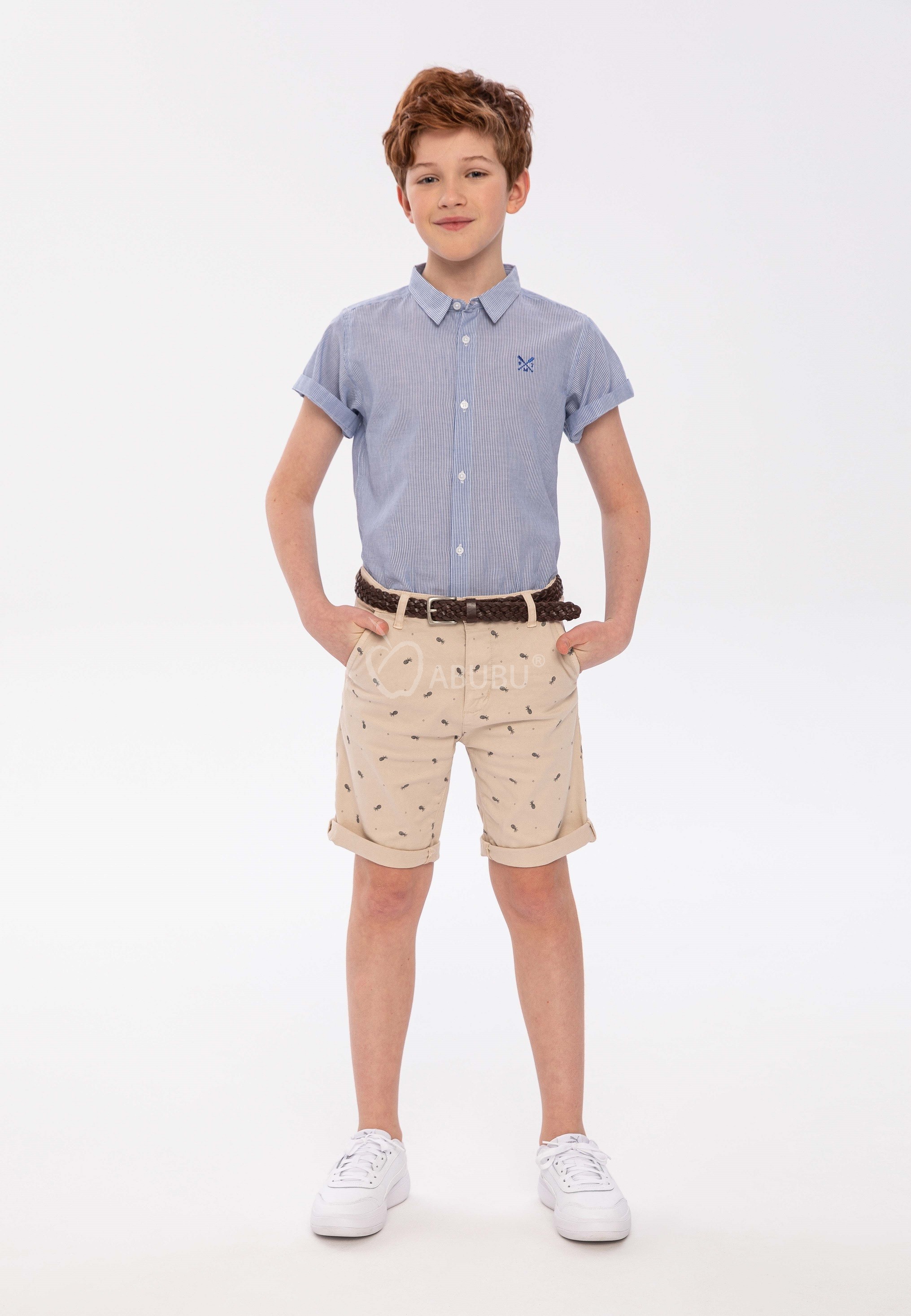 Pantaloni scurti chino pentru baieti