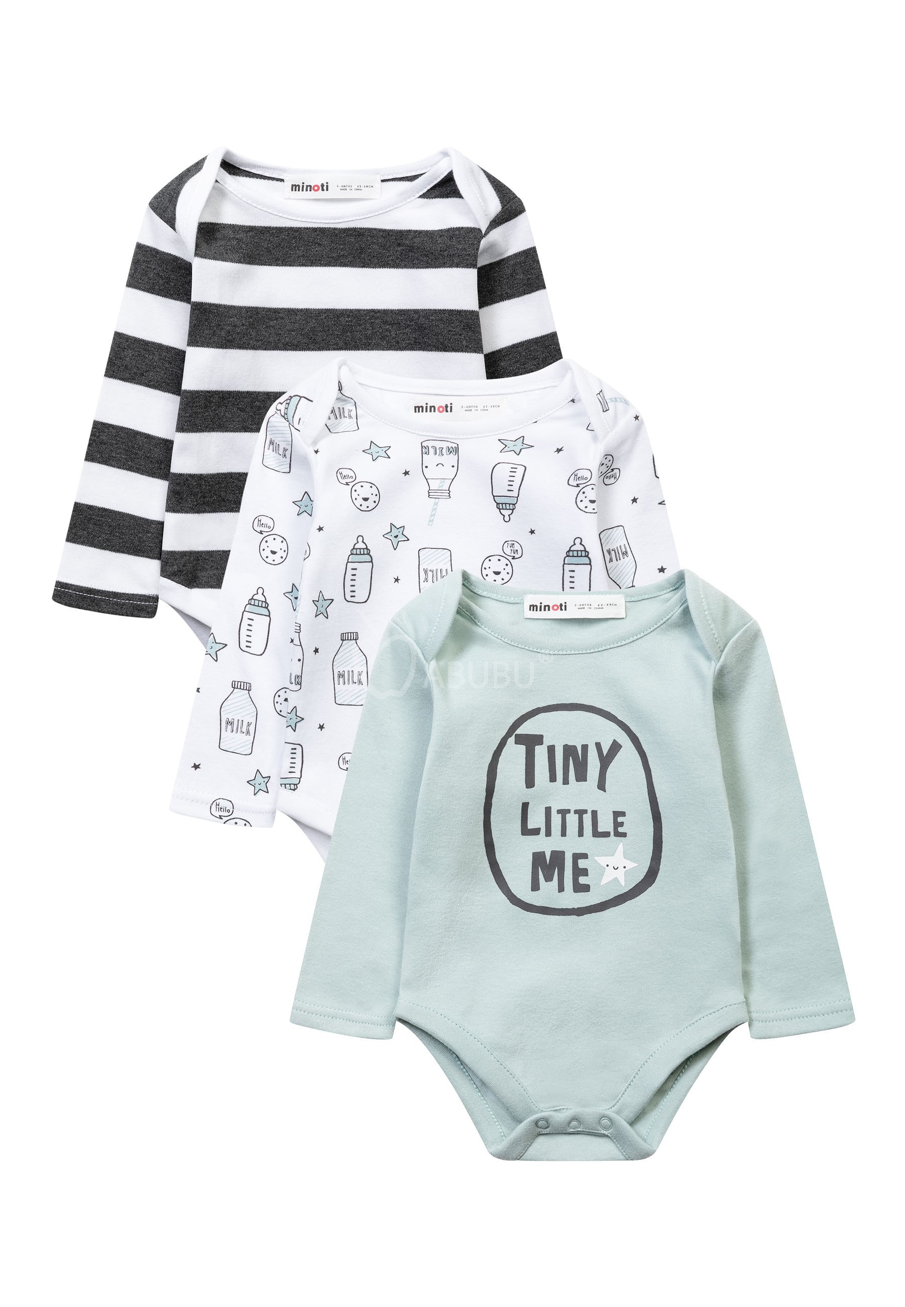 Set 3 body-uri cu maneca lunga