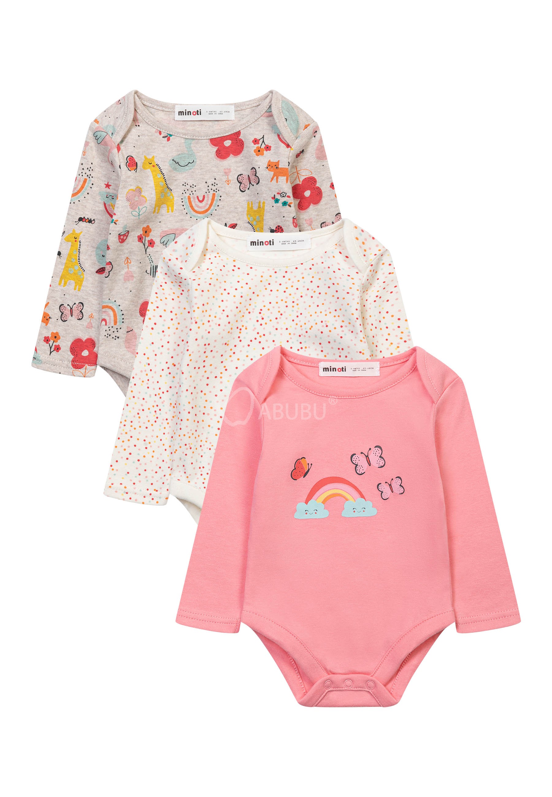 Set de 3 body-uri pentru bebelusi