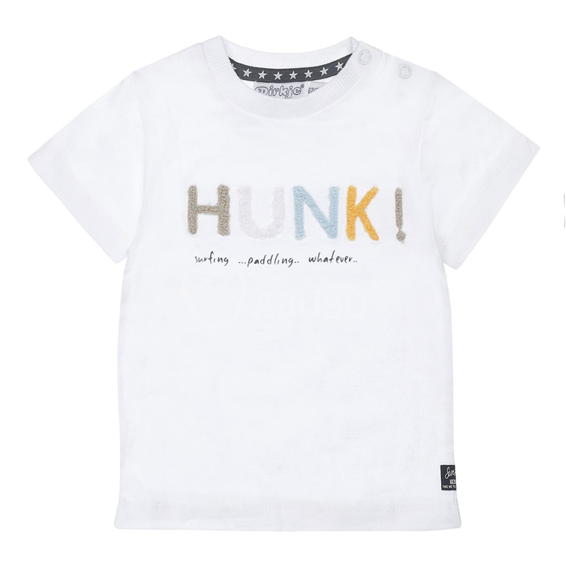 Tricou alb hunk pentru copii