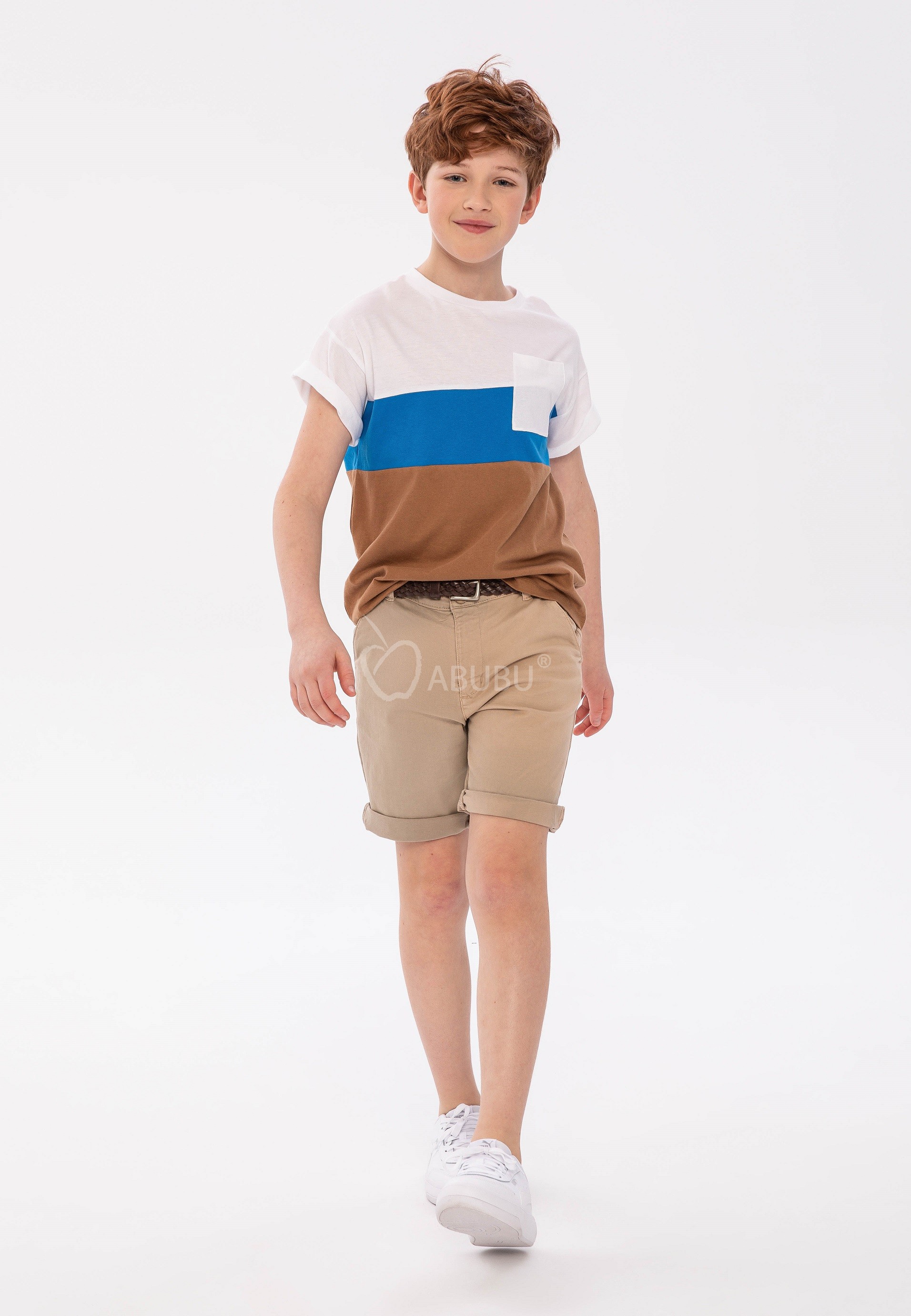 Tricou copii cu buzunar