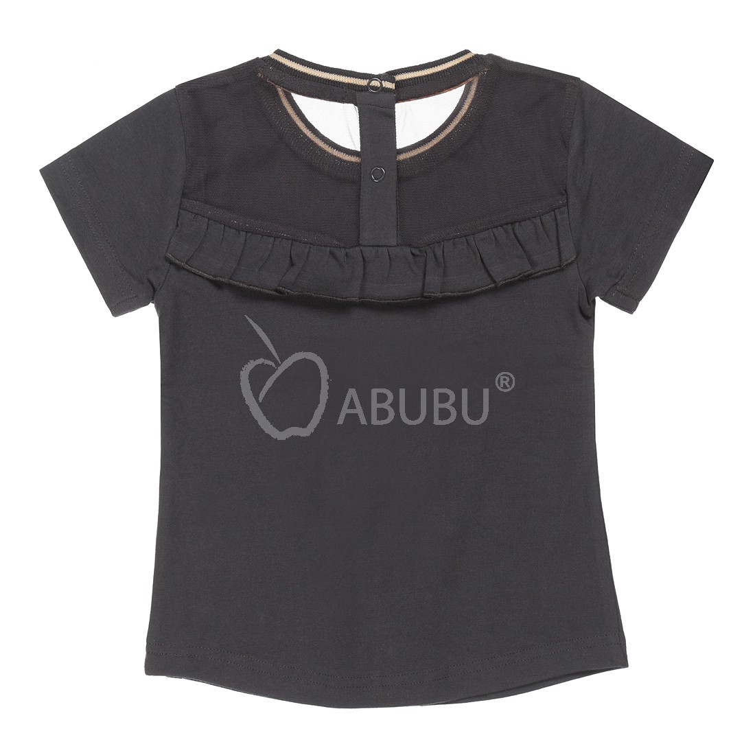 Tricou pentru fete cu un design interesant pe spate 