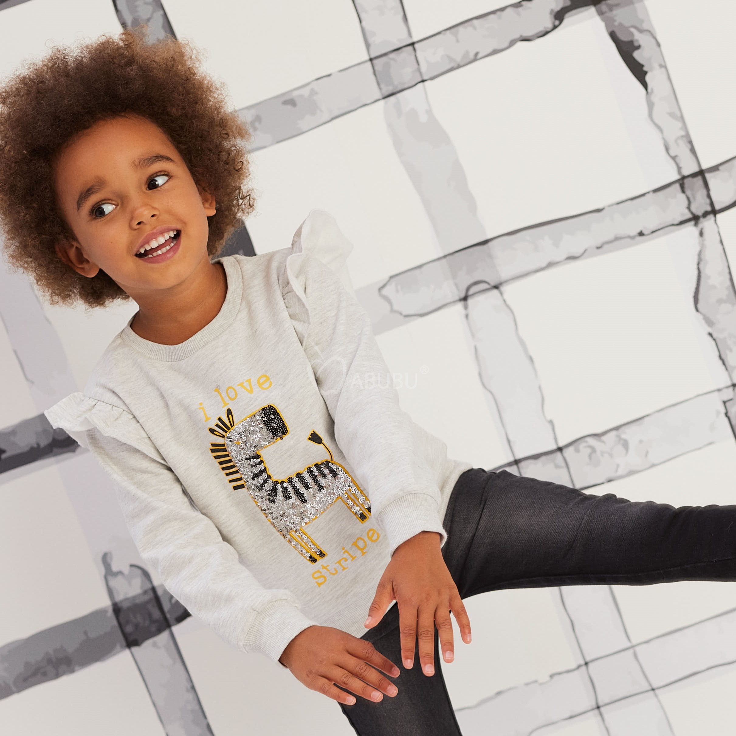 Hanorac cu desen zebra